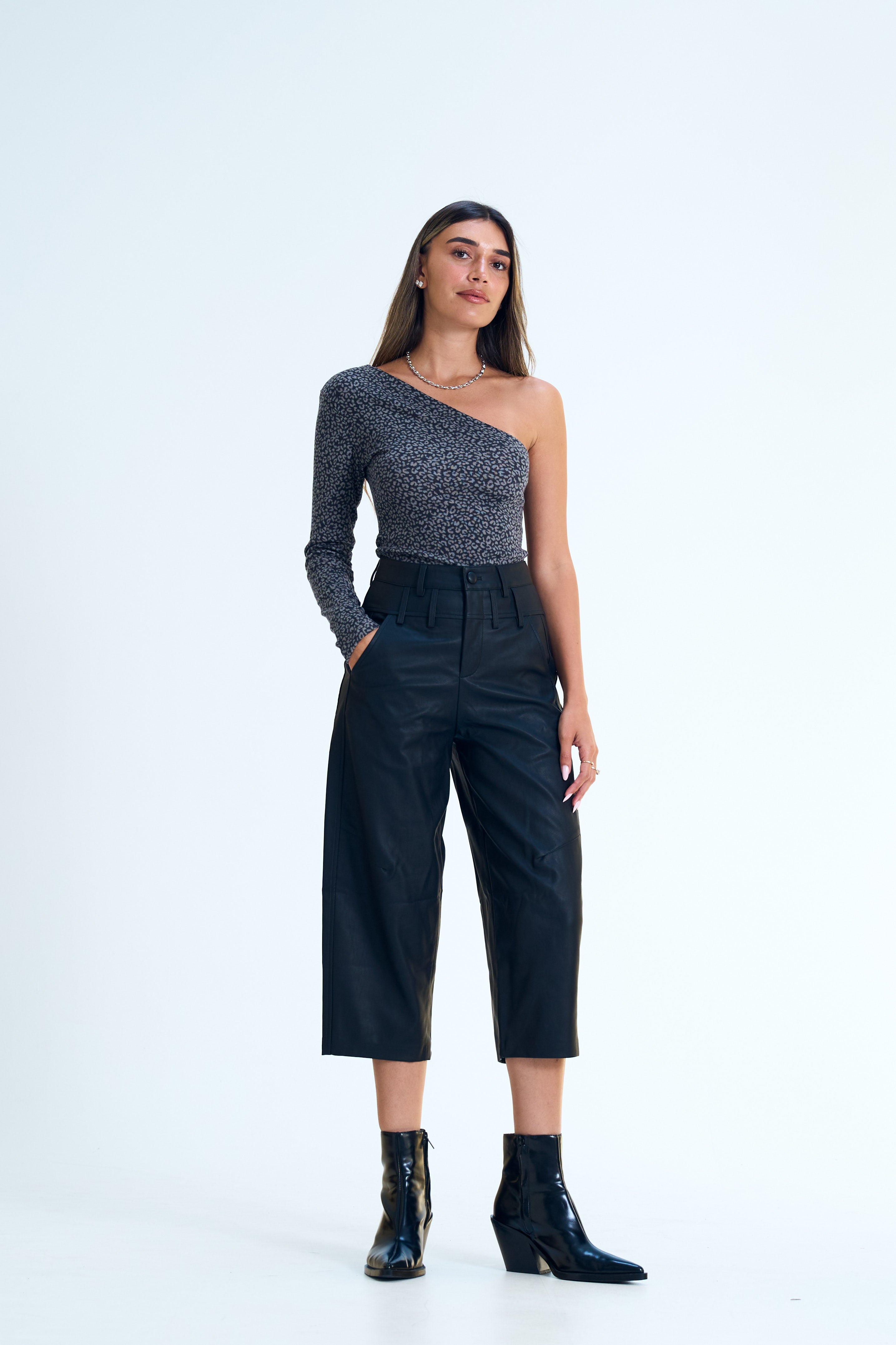 חולצת זיו אפור