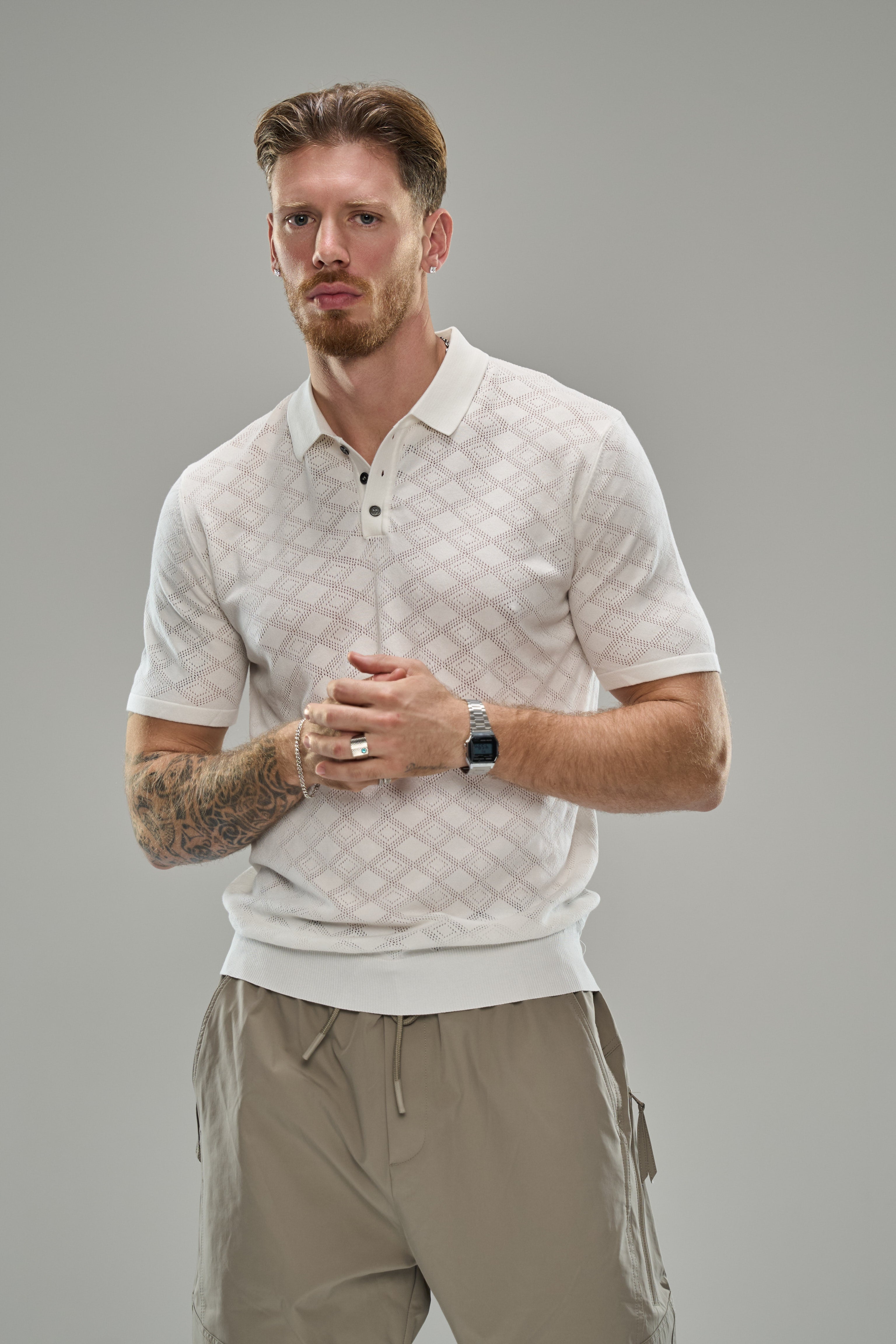 חולצת דומיניק לבן