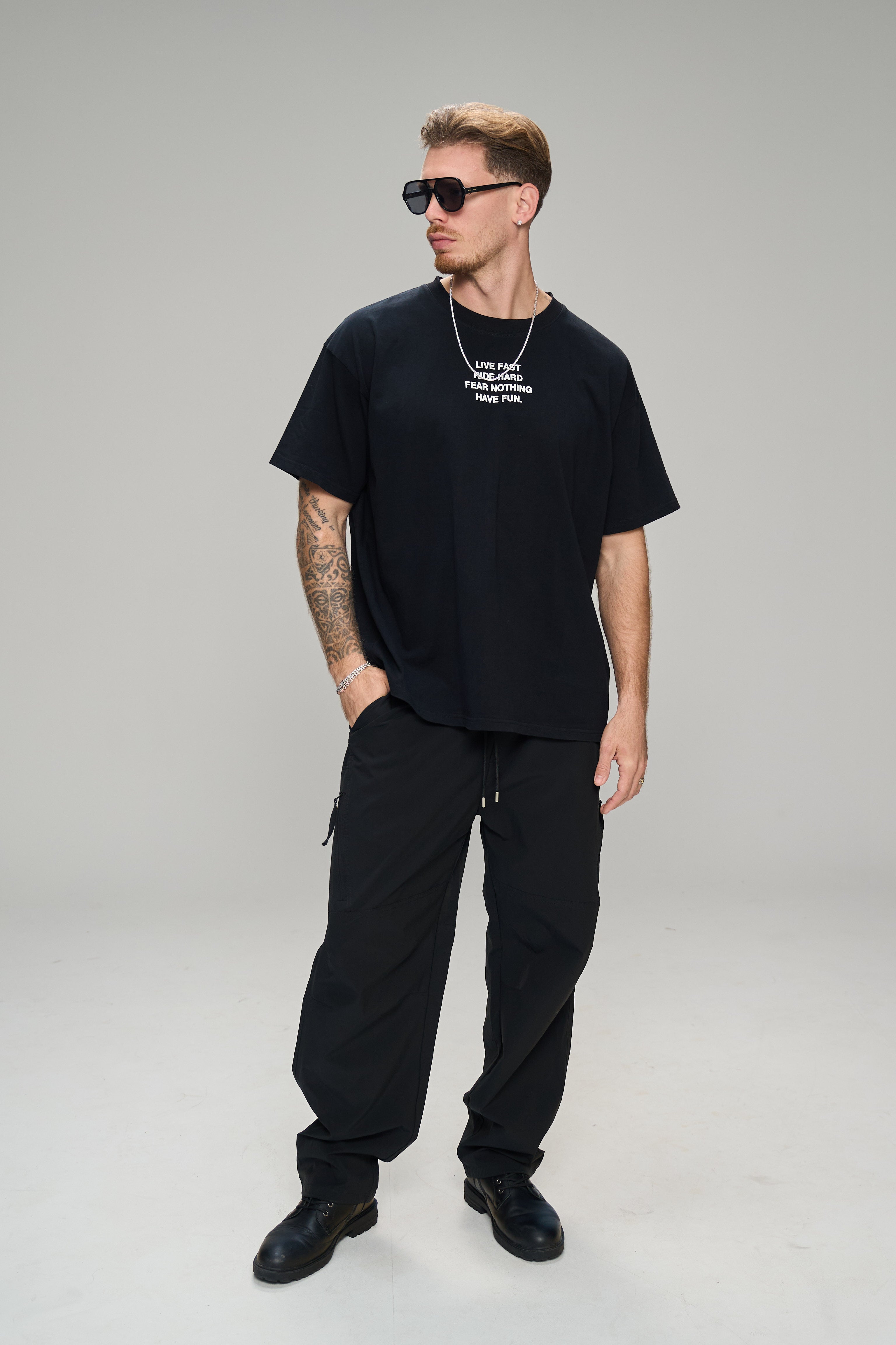 חולצת דיוויד שחור