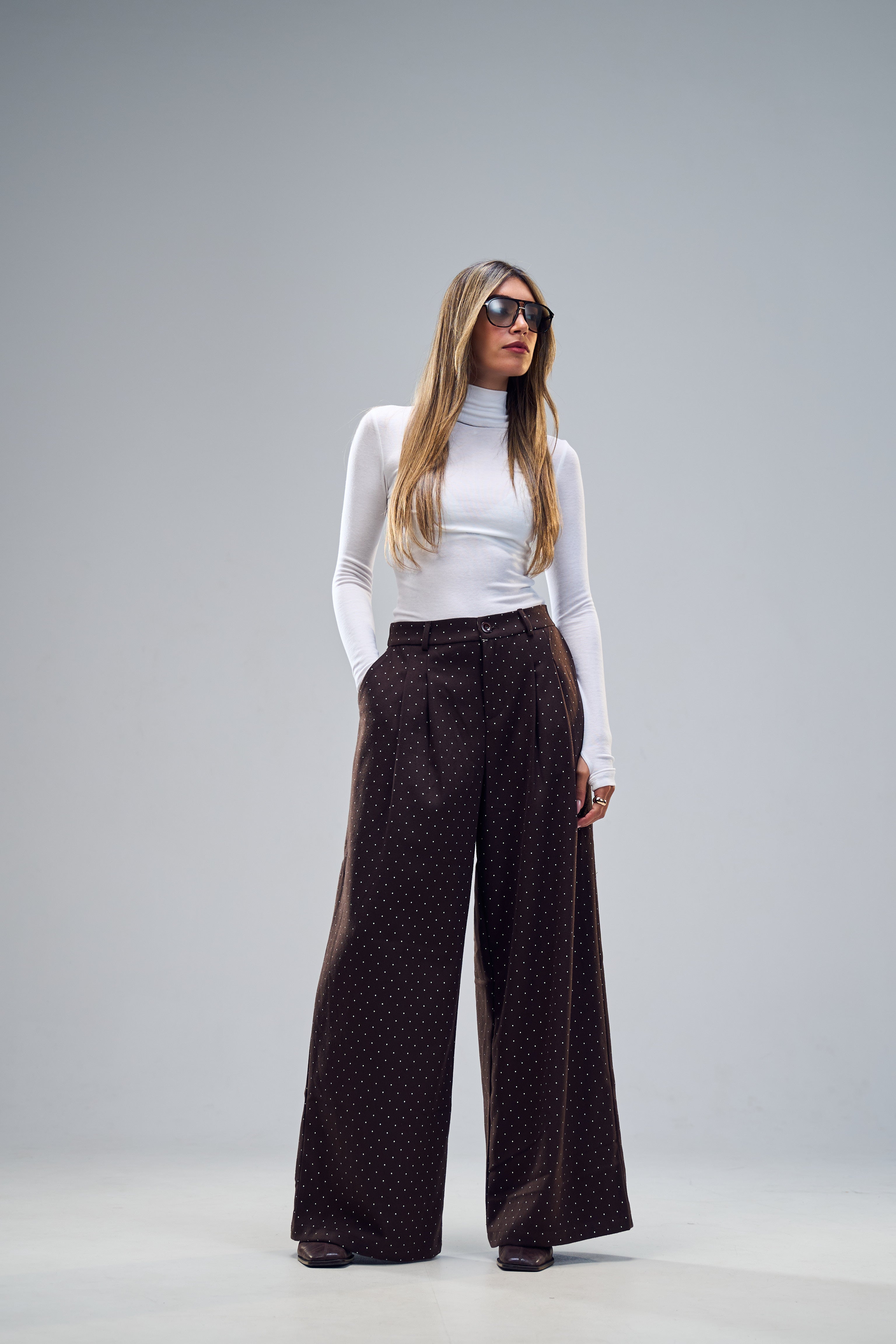 חולצת גולף טוני לבן