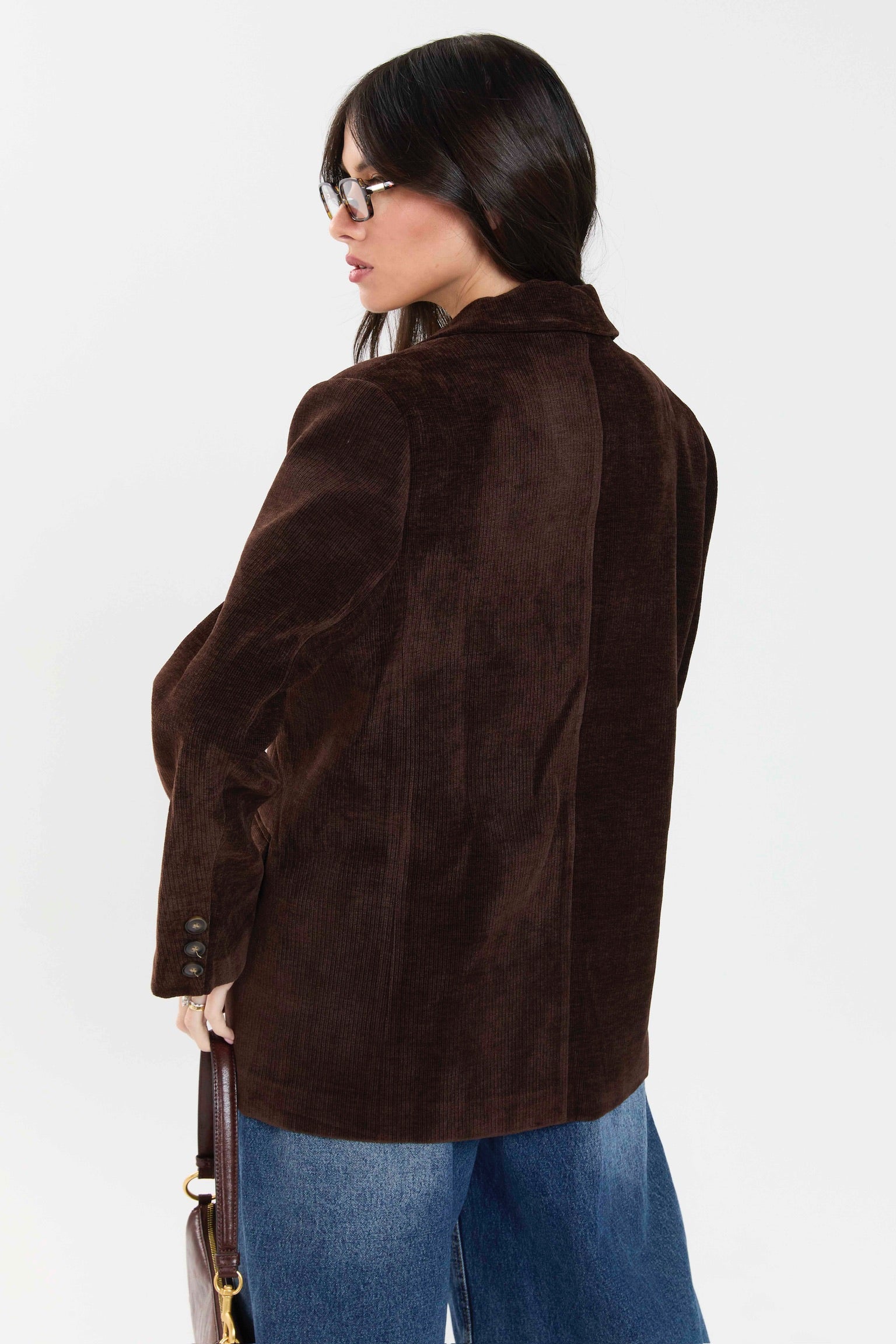 ג׳קט קורן קורדרוי חום