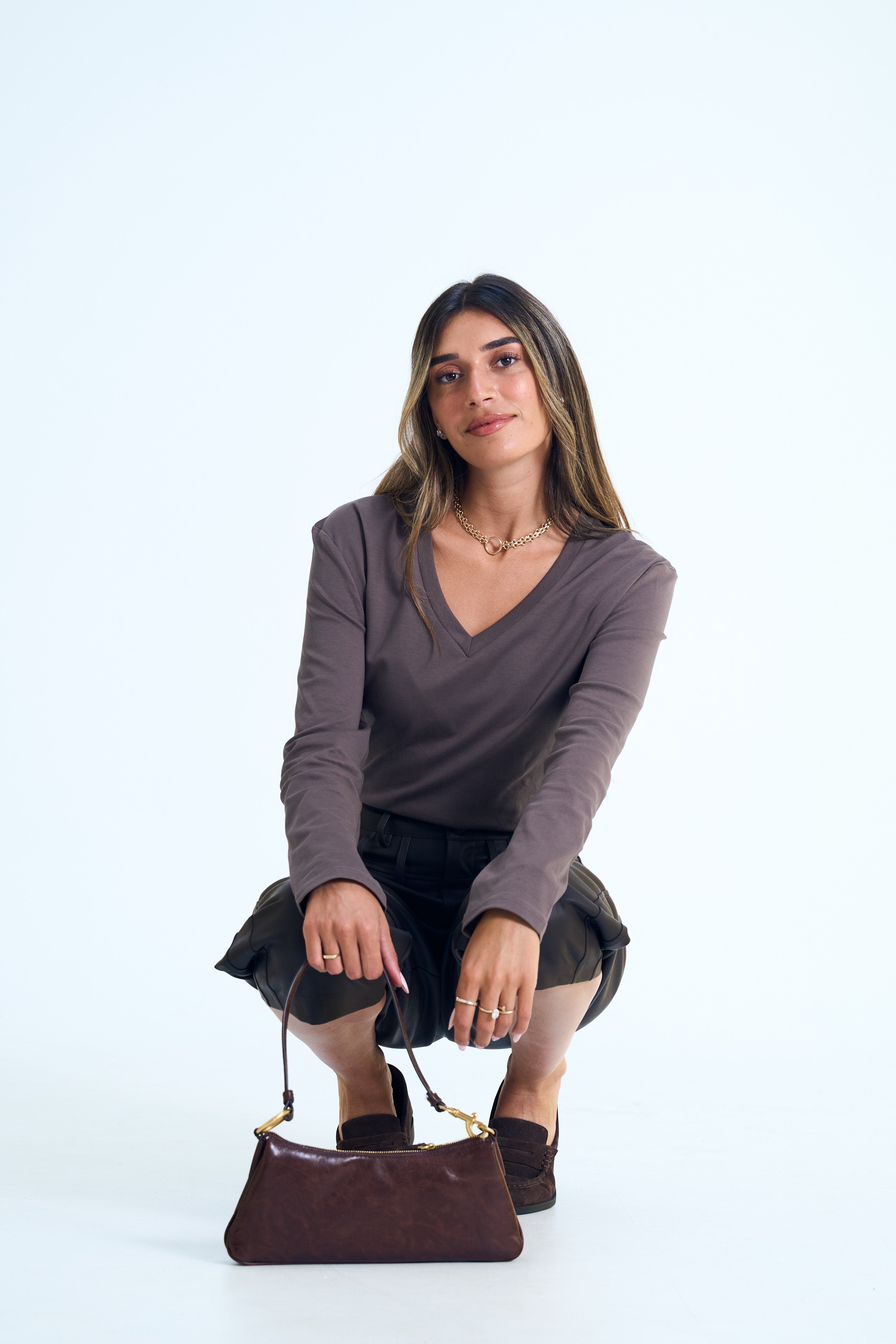 חולצת יהב חום