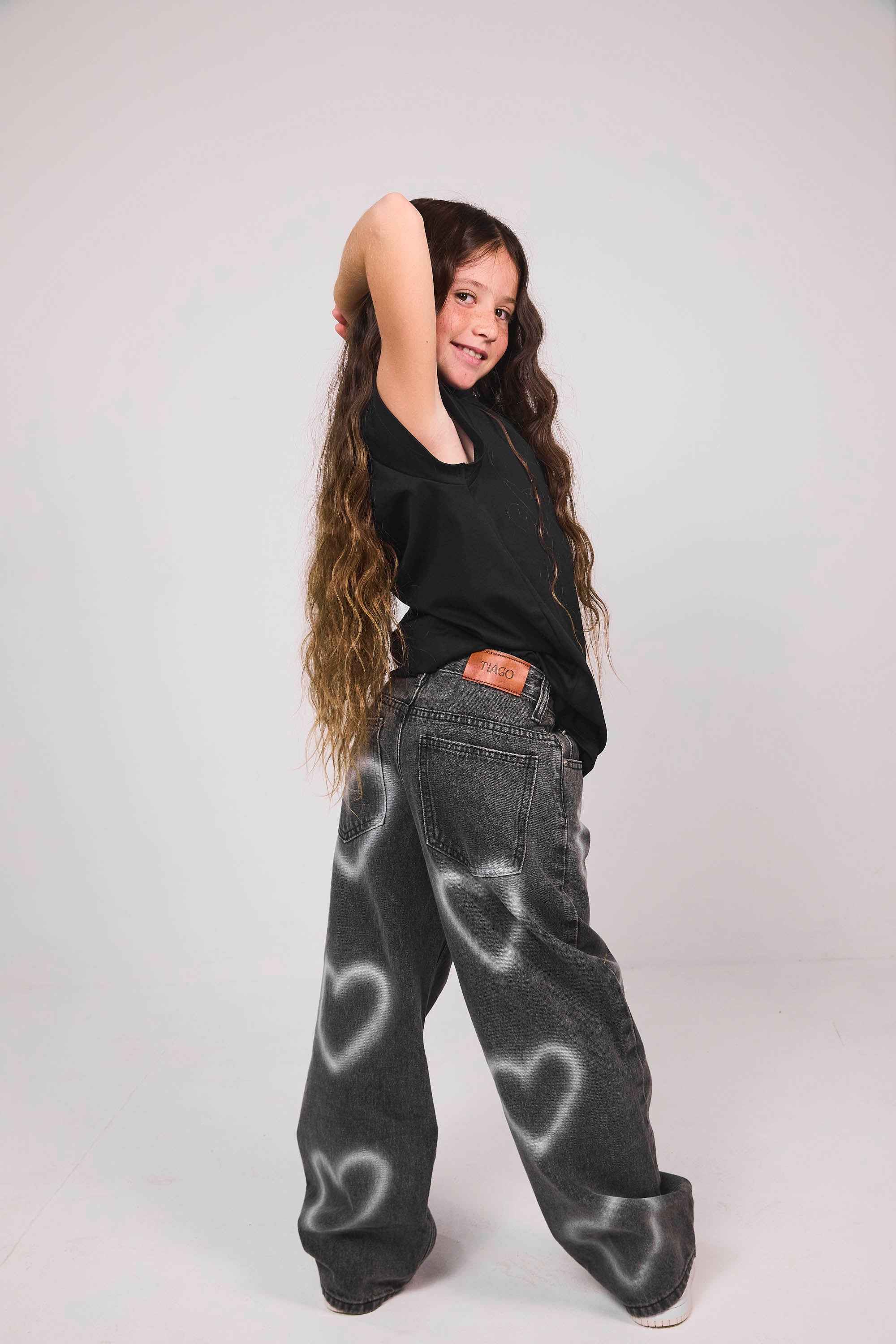 מכנס ג׳ינס ליב שחור