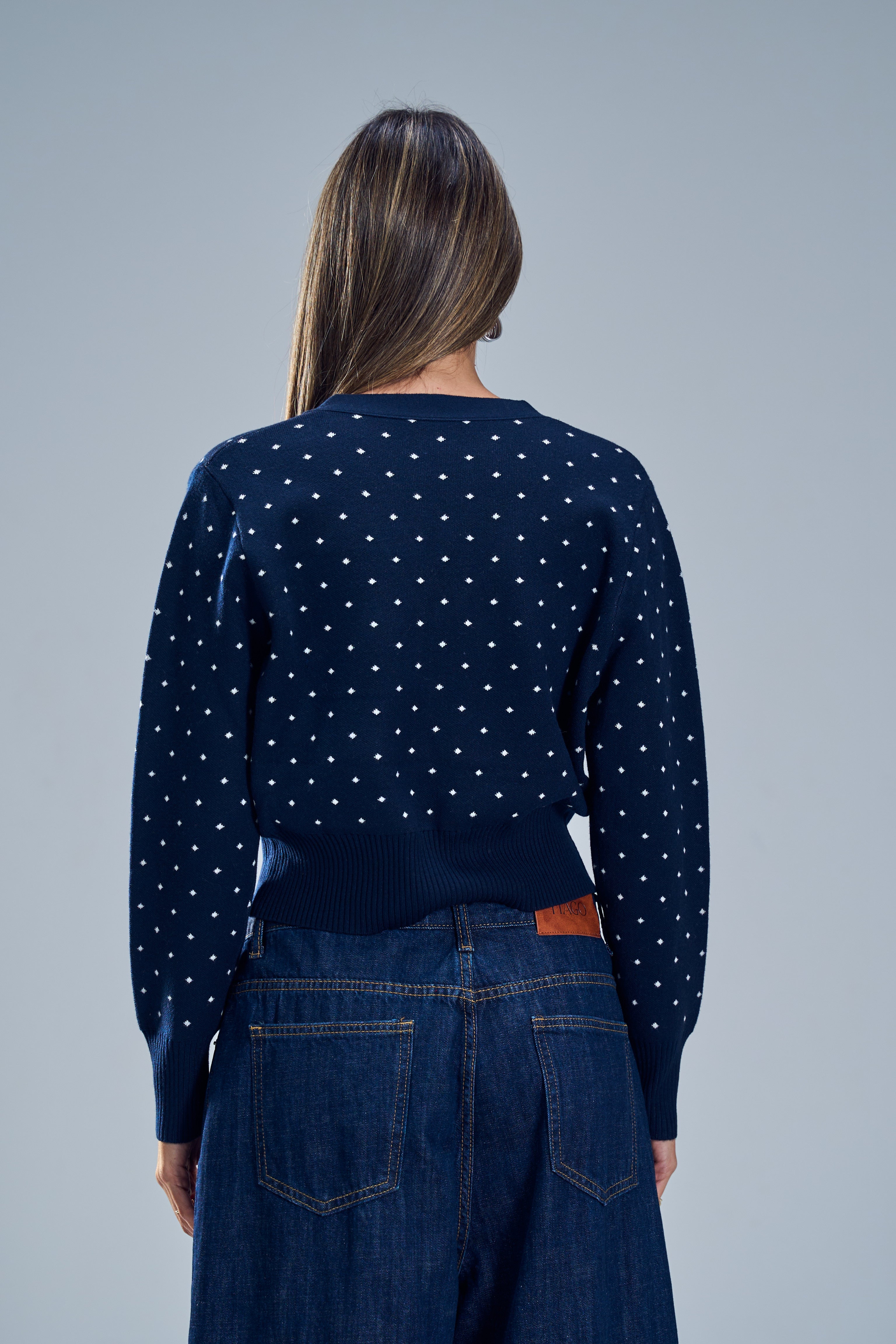 סריג ניקי כחול