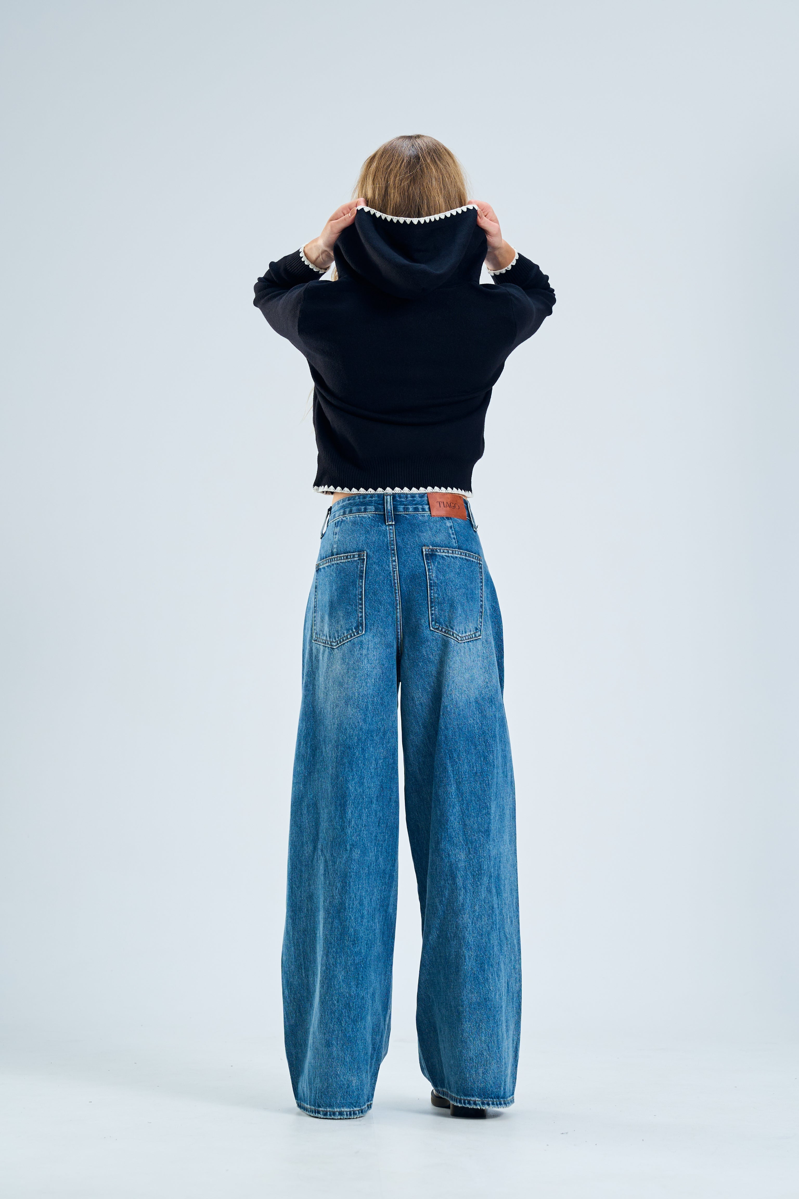 קרדיגן מייבל שחור