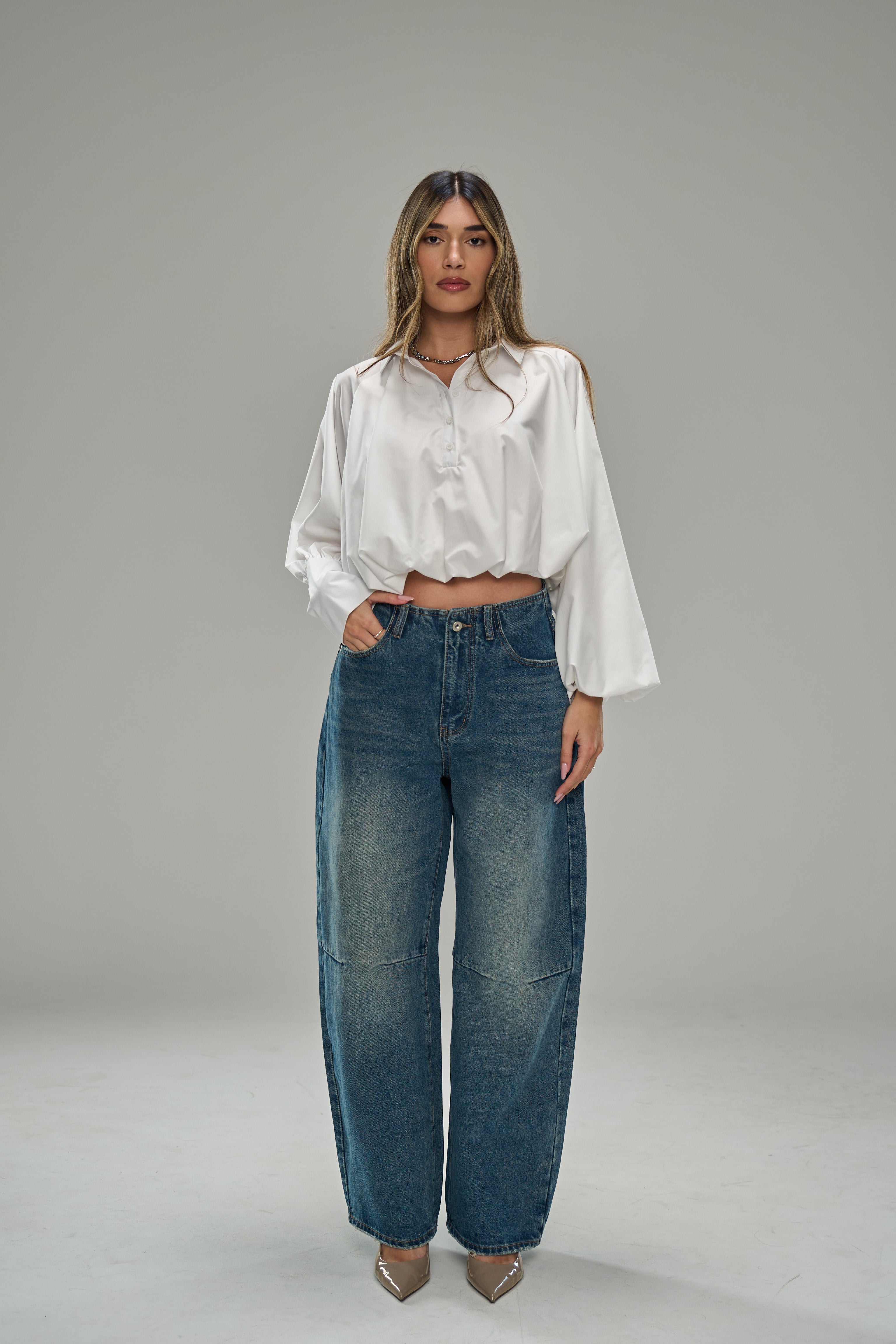 חולצת אודין לבן