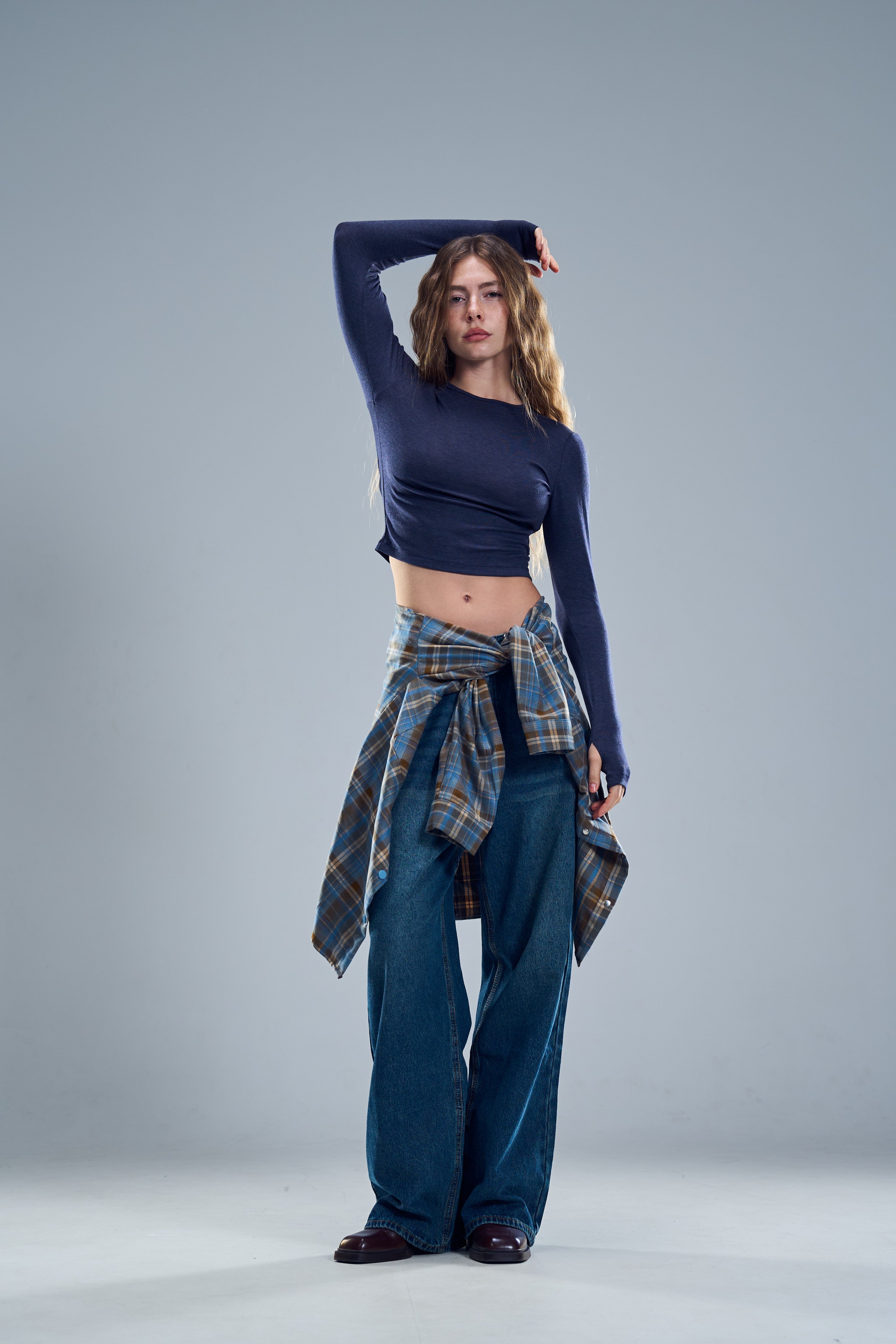 חולצת מייגן כחול