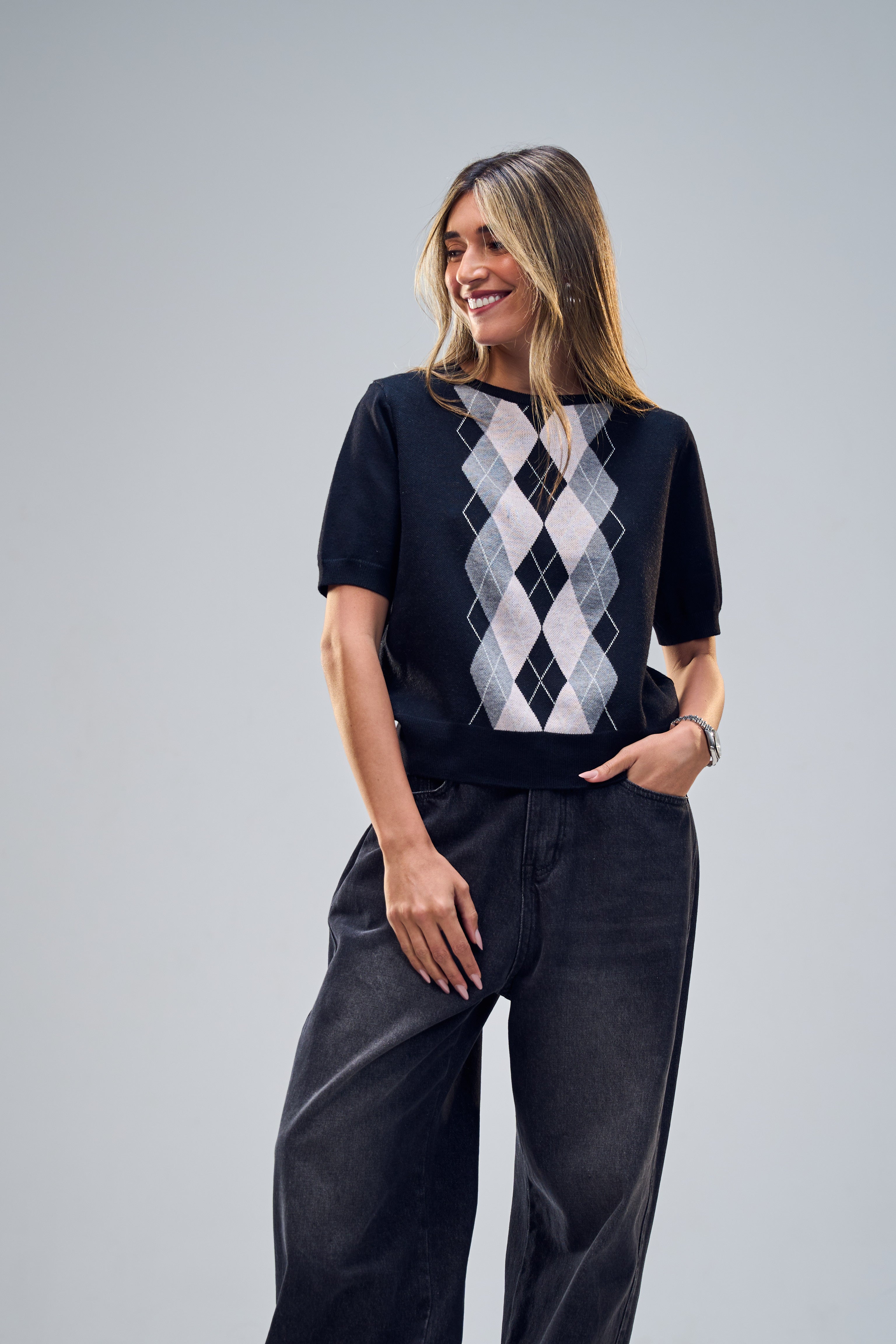 סריג אלינוי כחול כהה