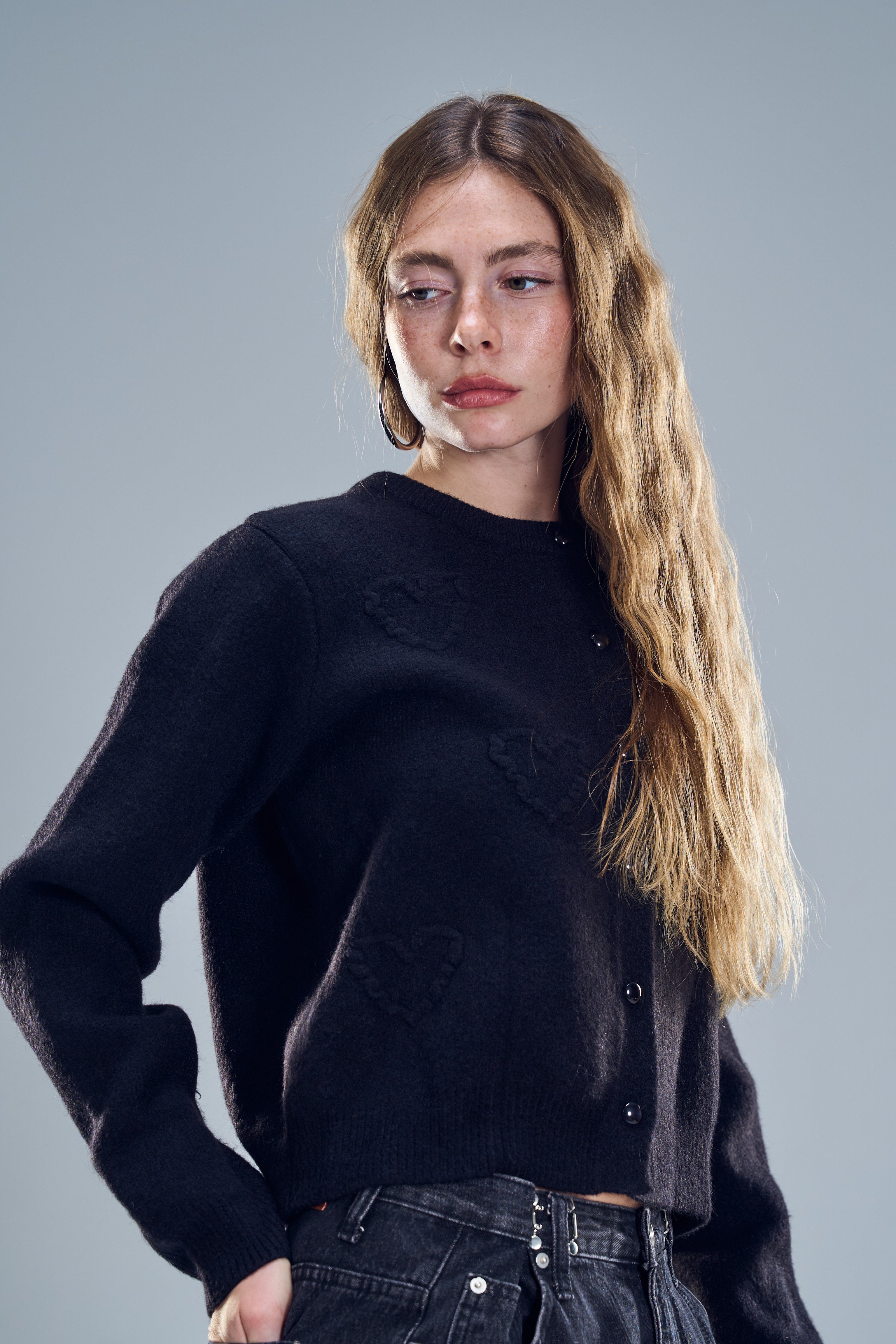 קרדיגן ארט שחור