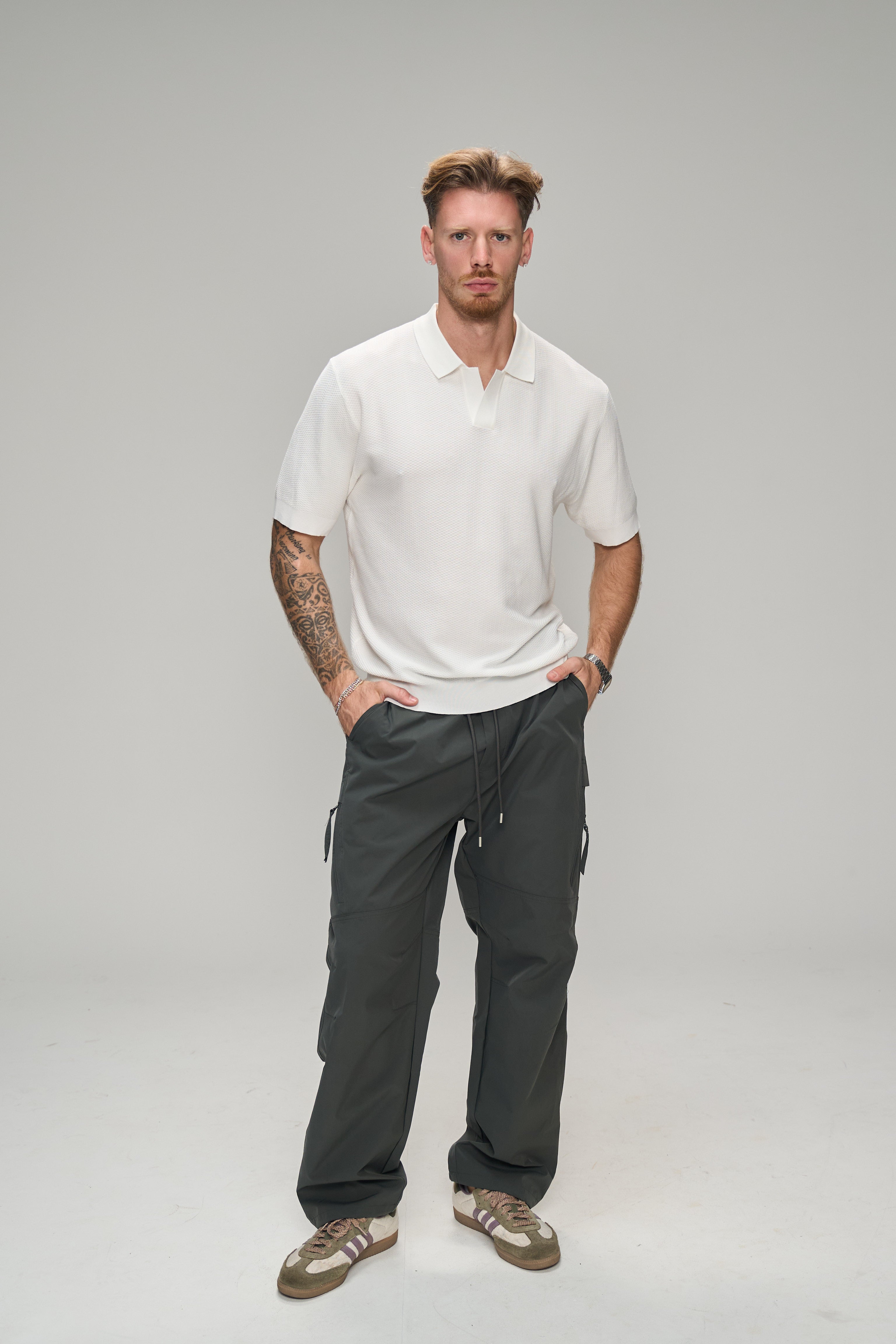 חולצת פול לבן