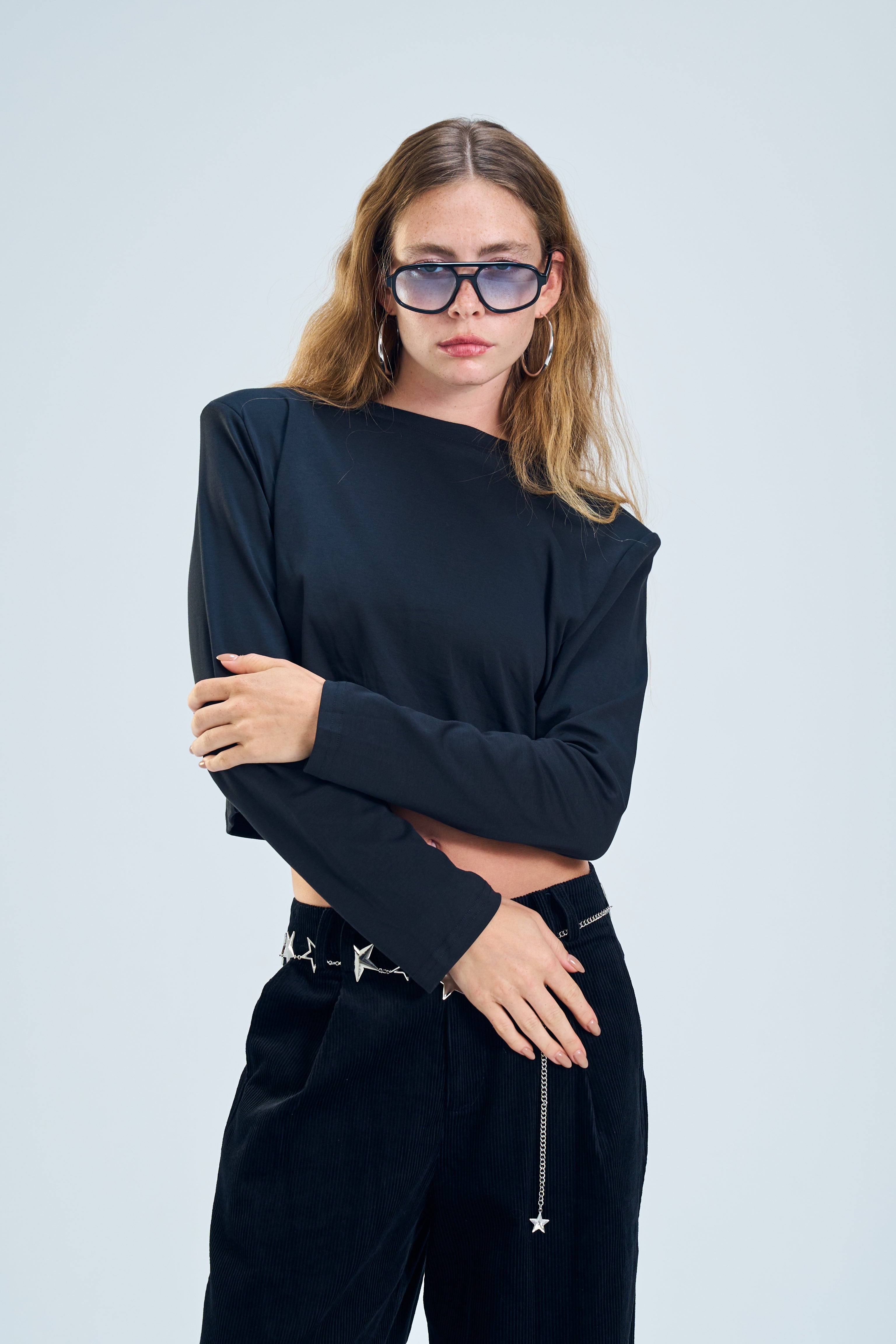 חולצת ביליה שחור