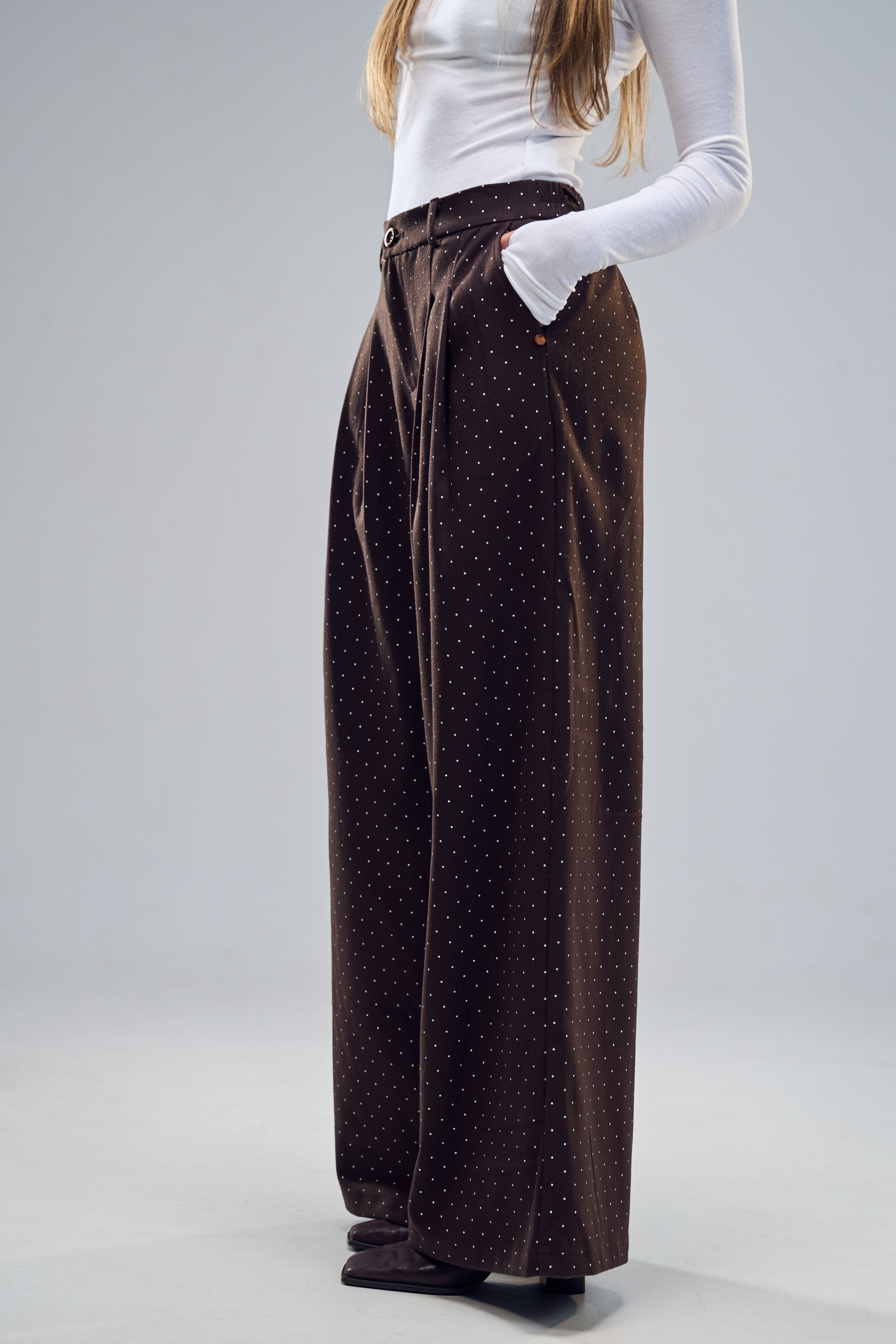 מכנס עפרי חום