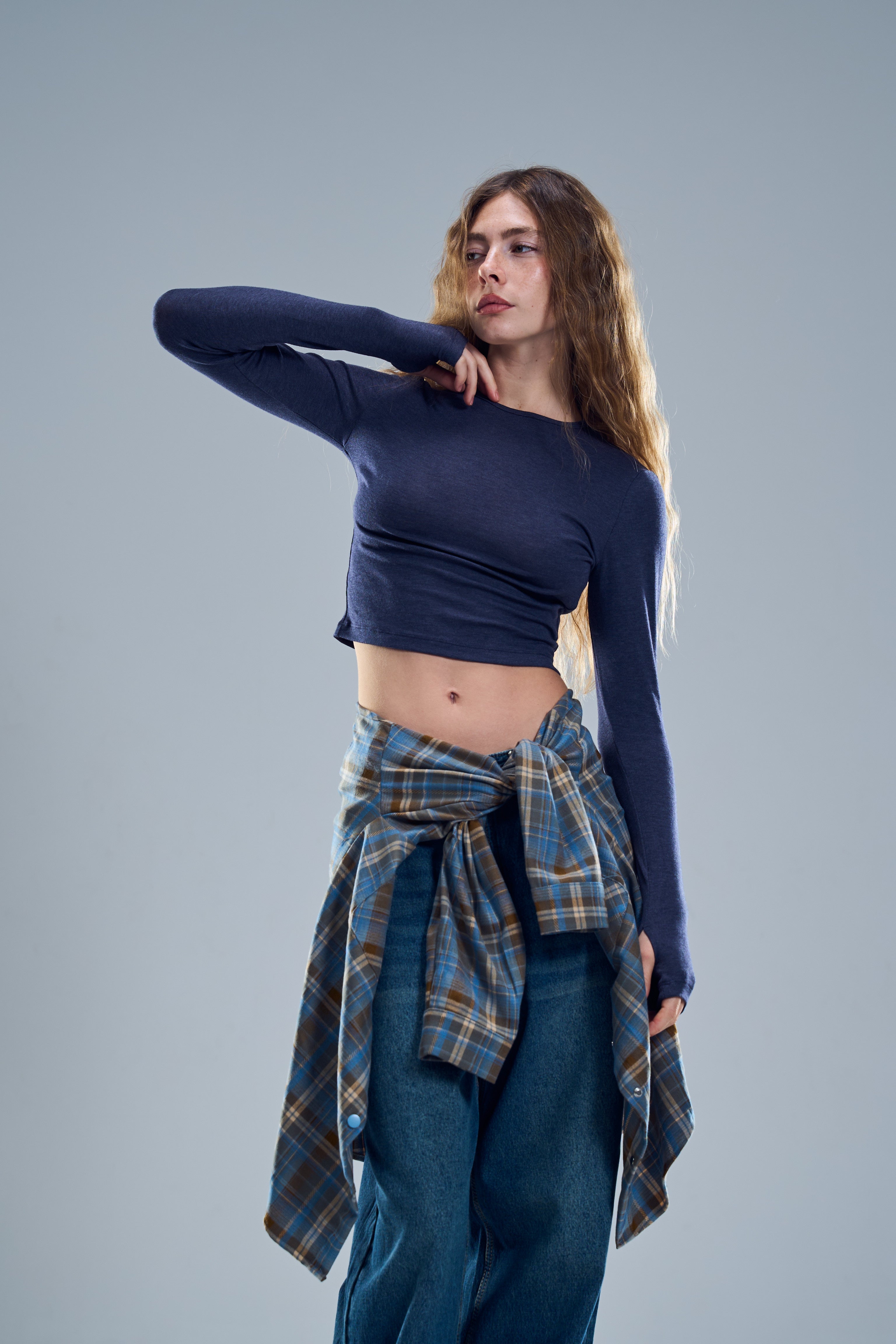 חולצת מייגן כחול