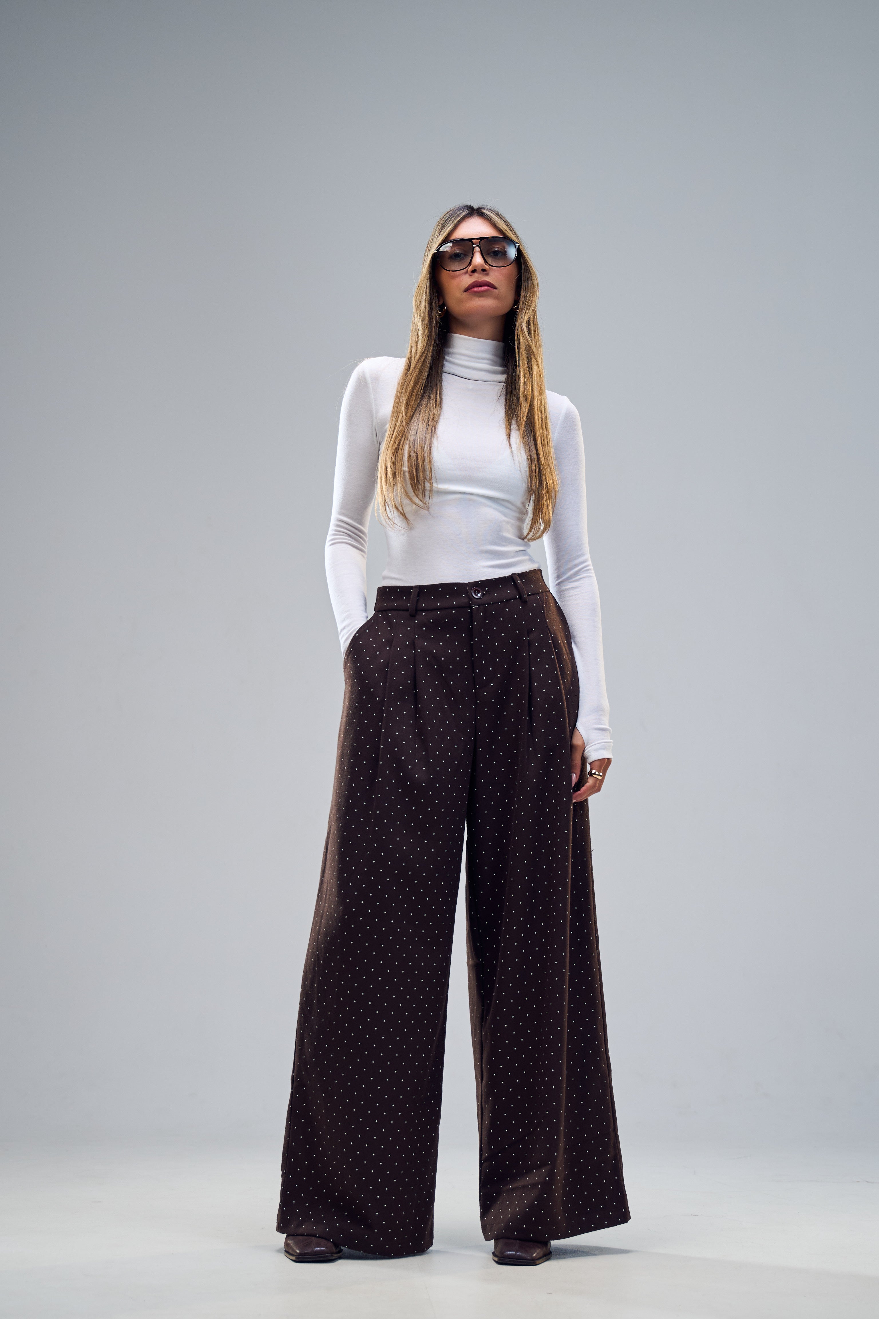 מכנס עפרי חום