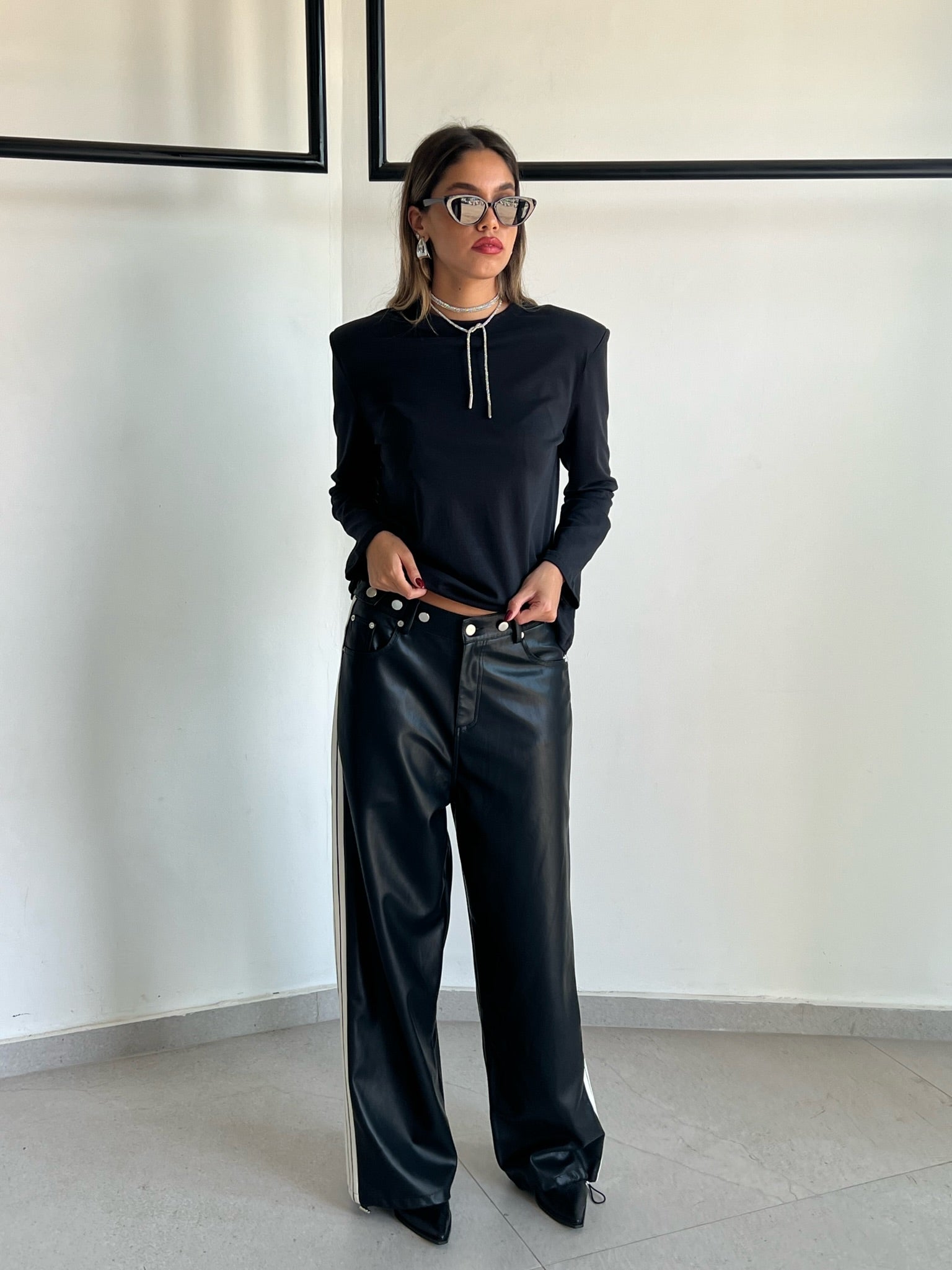 Lauren faux leather pants