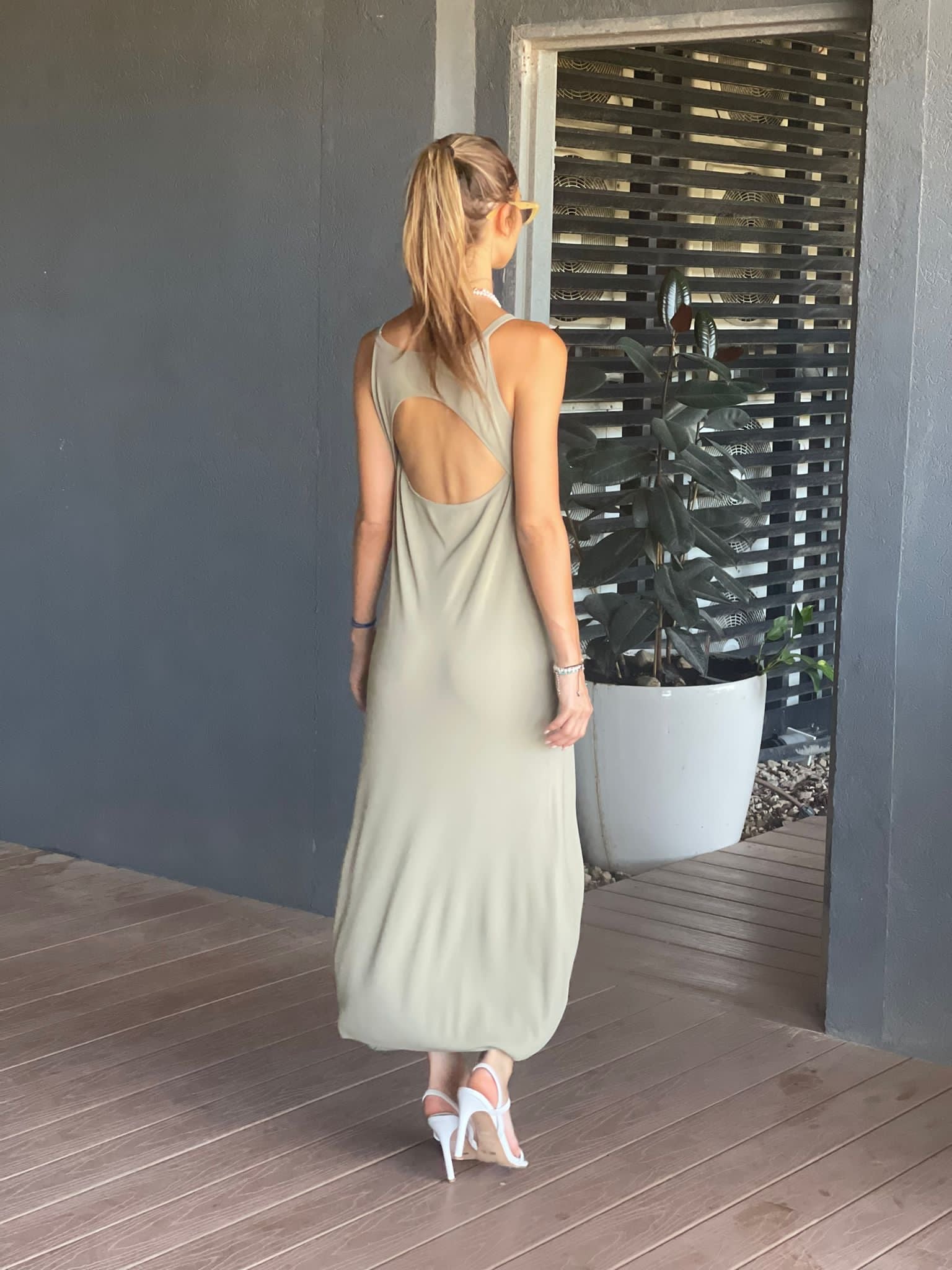 More olive dress