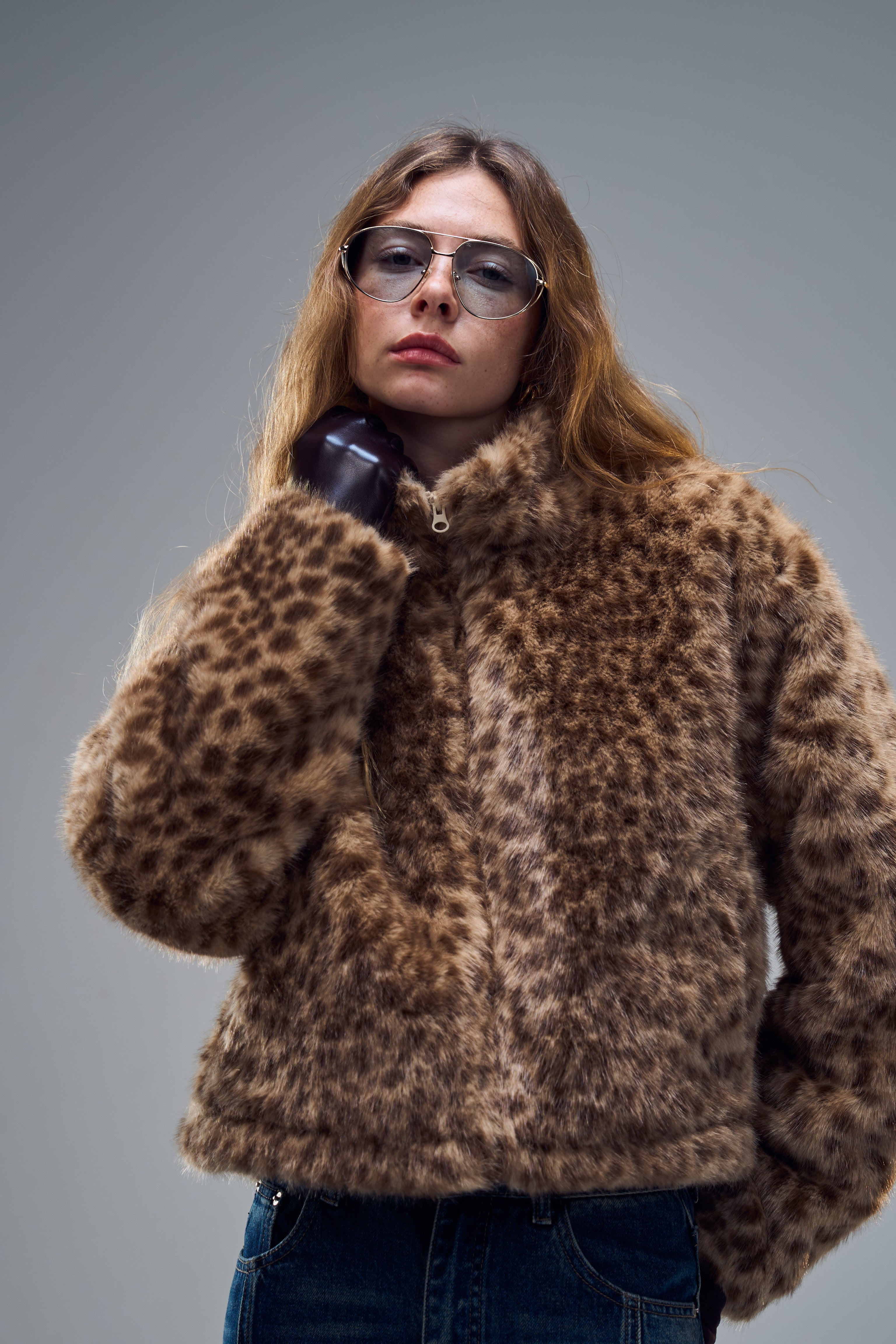 מעיל ברוק חום בהיר