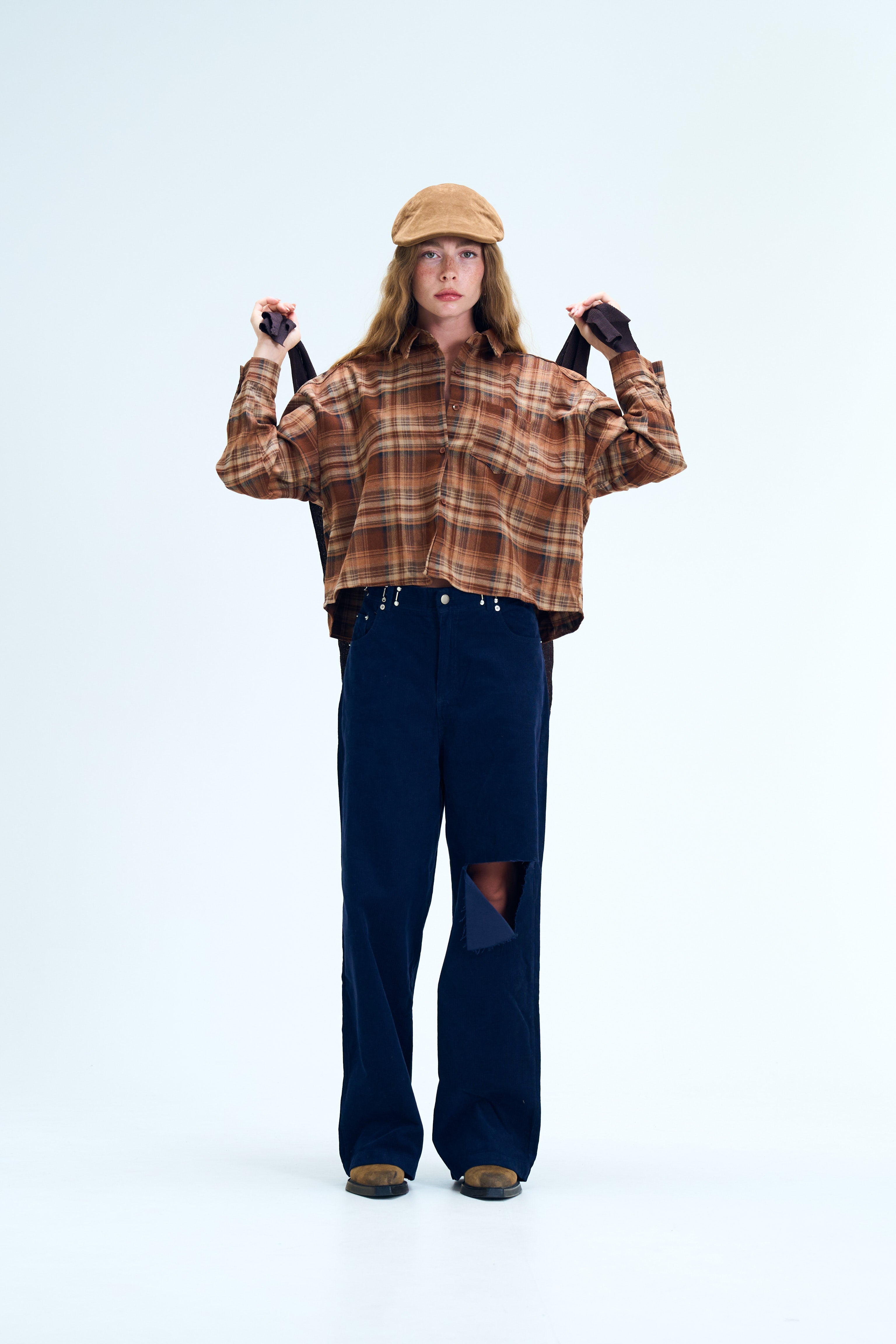 מכנס רז קורדרוי כחול