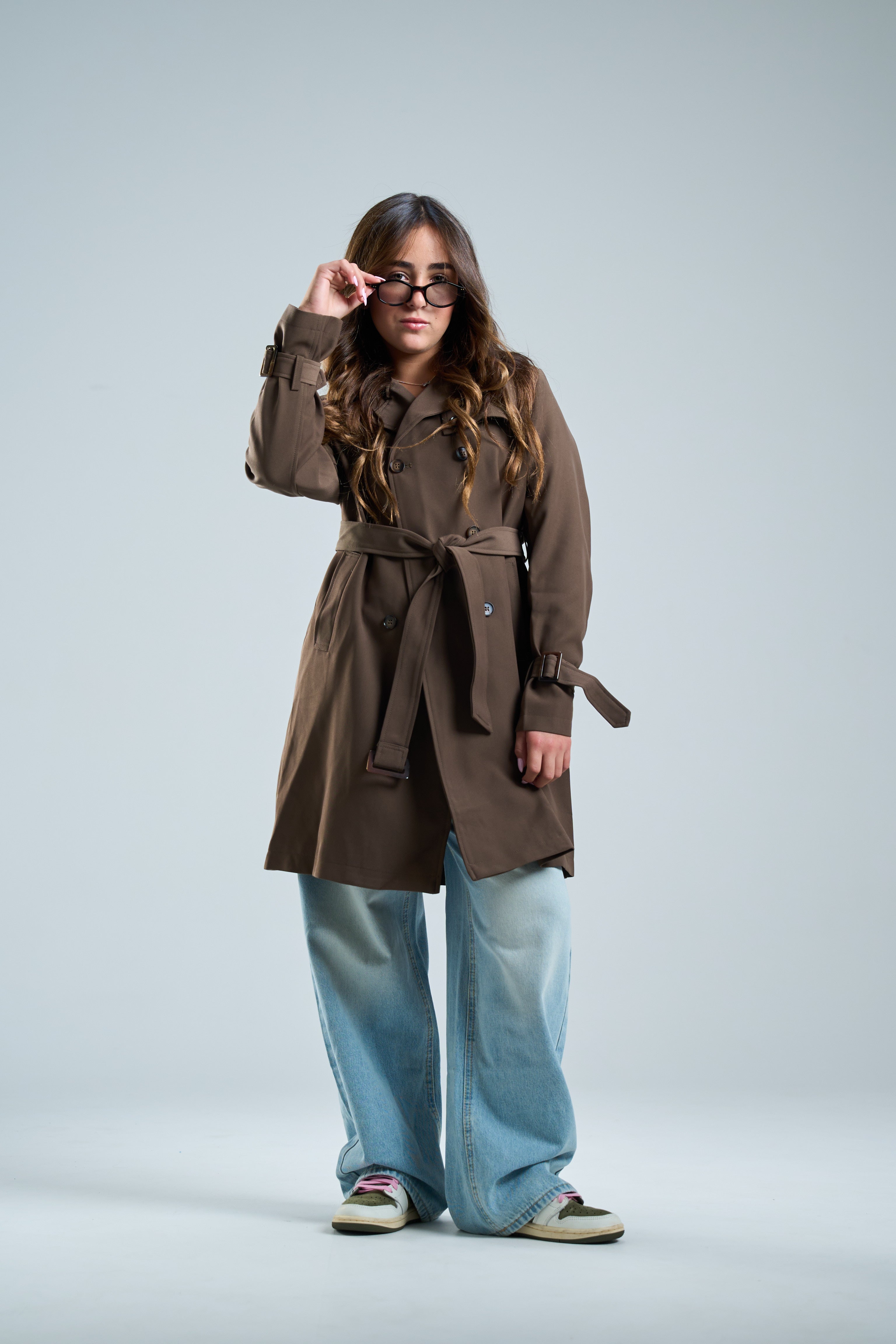 מעיל אלואיז חום