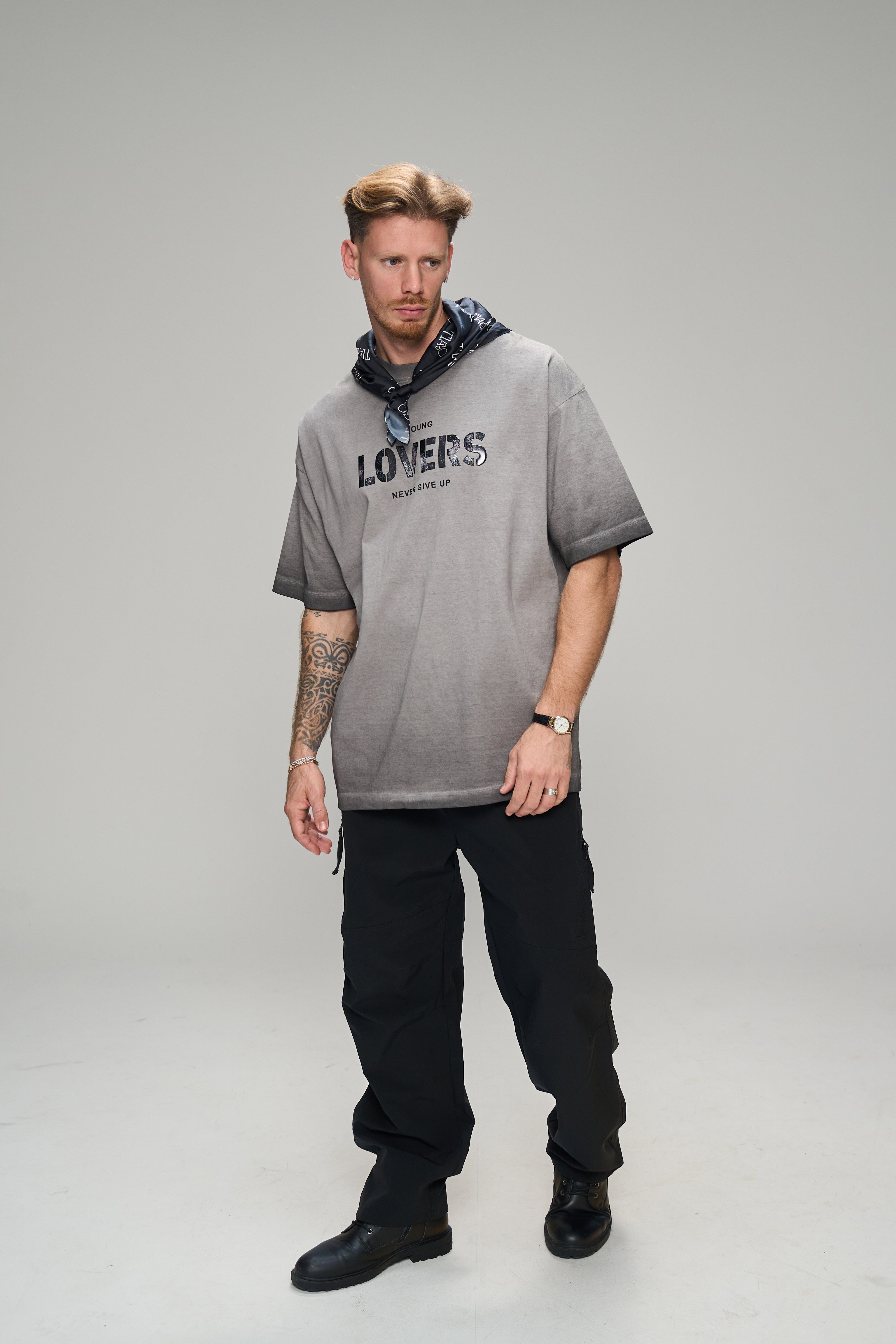 חולצת אוסקר אפור